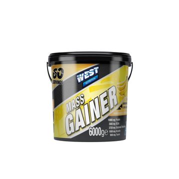 West Nutrition Mass Gainer 6000 gr 60 Servis Muz Aromalı Karbonhidrat Tozu
