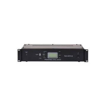 West Sound Tks 207R V2 Rack Tipi Siyah Akıllı Okul Zil Saati