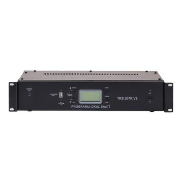 West Sound Tks 207R V2 Rack Tipi Siyah Akıllı Okul Zil Saati