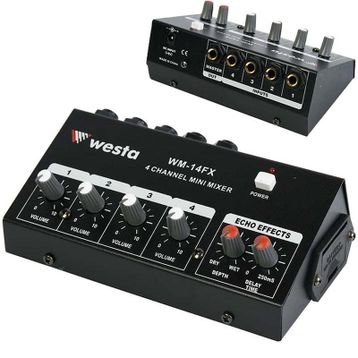 Westa WM-14FX 4 Kanal Ekholu Mikrofon Mikseri