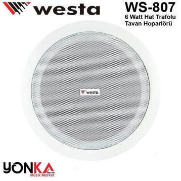 Westa WS-807 Alçıpan Tavan Hoparlörü