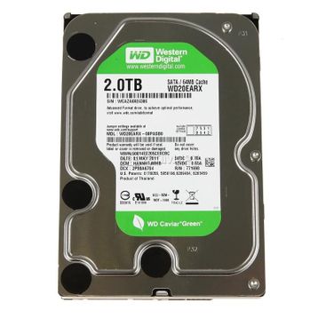 Western Digital Cavıar Green Wd20Earx 2 TB Harddisk