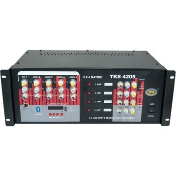 Westsound TKS-4205 5x4 Mat. 4x200W Usb Mikser Amfi