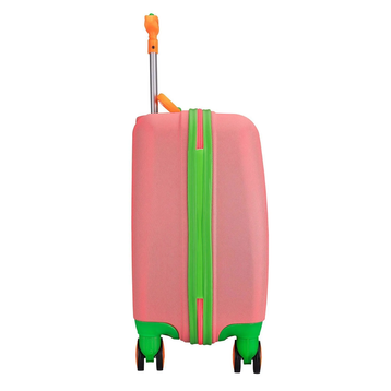 Wexta WX-412 Şapkalı Kız Pembe Kız Çocuk Valizi
