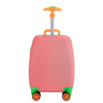 Wexta WX-412 Şapkalı Kız Pembe Kız Çocuk Valizi