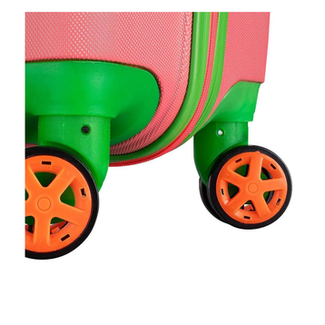 Wexta WX-412 Şapkalı Kız Pembe Kız Çocuk Valizi