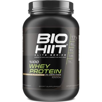 Whey Biohiit Kurabiye Aromalı 40 Servis 1000 gr Protein Tozu