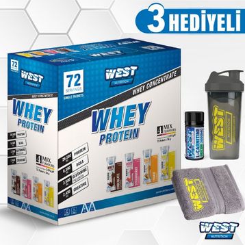 Whey Protein Tozu 2592 Gr 72 Servis Şase
