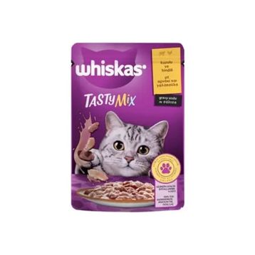 Whiskas 28x85 gr Tastymix Kuzu ve Hindi Etli Yetişkin Kedi Maması