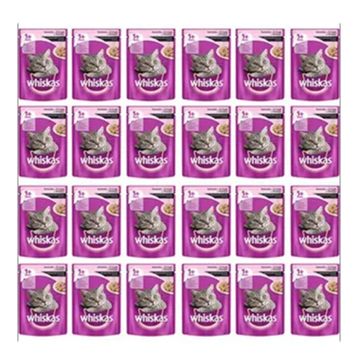 Whiskas 85gr X 24 Adet Pouch Somonlu Yaş Kedi Maması