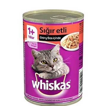 Whiskas Biftekli Yetişkin 400 gr Kedi Konservesi