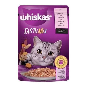 Whiskas Tasty Mix Somonlu ve Havuçlu 85 gr Yaş Kedi Maması