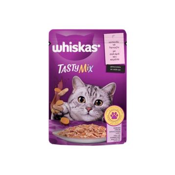 Whiskas Tasty Mix Somonlu ve Havuçlu Poşet 28x85 gr Kedi Yaş Mama