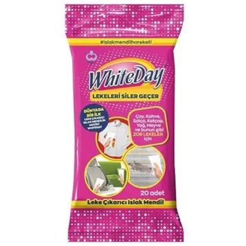Whiteday Leke Çıkarıcı 20 Adet Islak Mendil