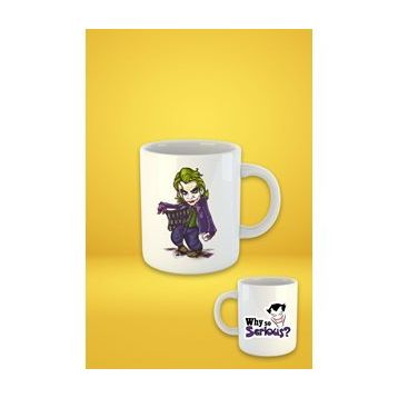 Why So Serious Joker Baskılı Kupa Bardak