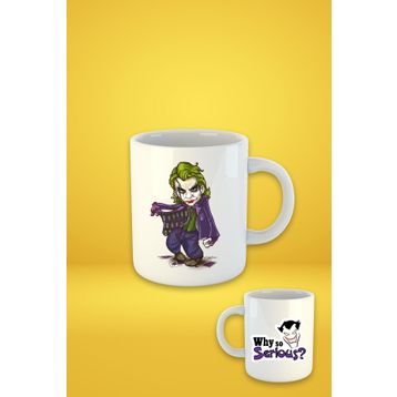 Why So Serious Joker Baskılı Kupa Bardak