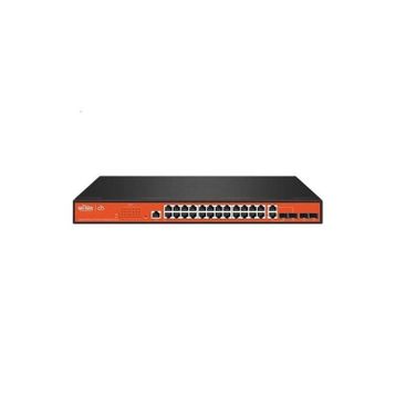 Wi Tek WI-PCMS328GF 24 Port Gigabit Full Poe 4 Port SFP 370 W Yönetilebilir PoE Switch