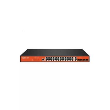 Wi Tek WI-PCMS328GF 24 Port Gigabit Full Poe 4 Port SFP 370 W Yönetilebilir PoE Switch