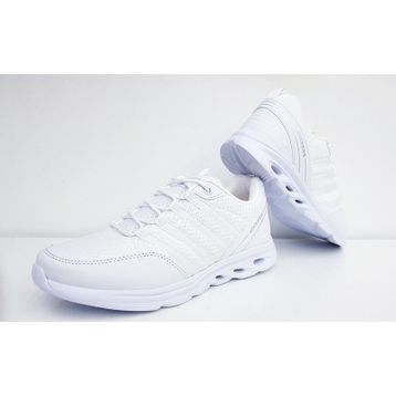 Wickers 2333 Beyaz Gümüş Sneakers Anatomik Erkek Spor Ayakkabı