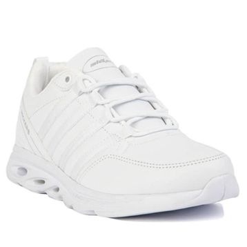 Wickers 2333 Beyaz Gümüş Sneakers Anatomik Erkek Spor Ayakkabı