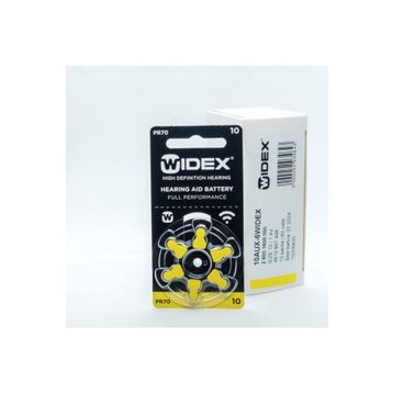Widex 10 No 60 Adet Işitme Cihazı Pili