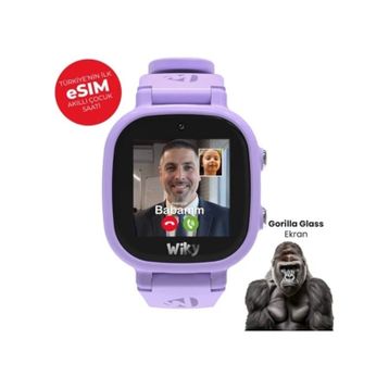 Wiky Watch 5E Lila Çocuk Akıllı Saat