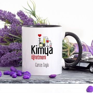 Wildlebend Kimya Öğretmeni Kalpli Lacivert Kupa Bardak