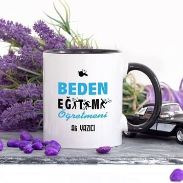Wildlebend Lacivert Renkli Beden Eğitimi Öğretmeni Kupa Bardak