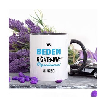 Wildlebend Lacivert Renkli Beden Eğitimi Öğretmeni Kupa Bardak