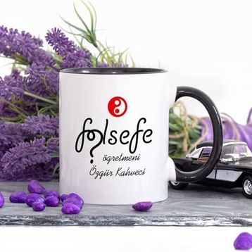 Wildlebend Lacivert Renkli Felsefe Öğretmeni Kupa Bardak