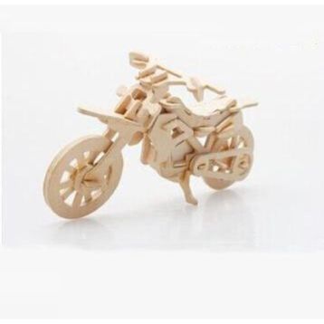 Wildlebend Motosiklet 3D Ahşap Puzzle