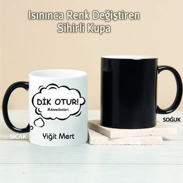 Wildlebend Pi101 Dik Otur Kişiye Özel Kupa
