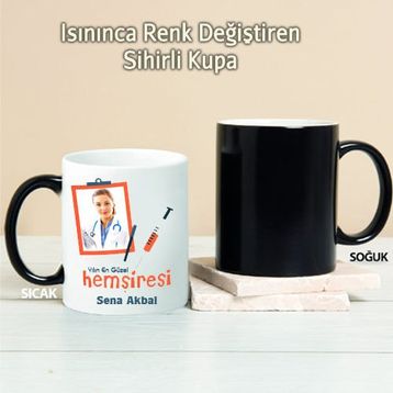 Wildlebend Pi13 Yılın En İyi Hemşiresi Kişiye Özel Kupa