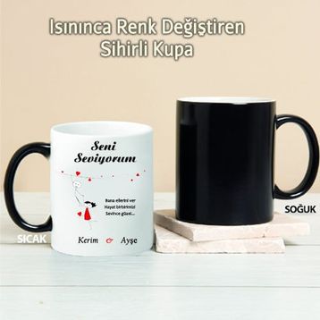 Wildlebend Pi175 Bana Ellerini Ver Kişiye Özel Kupa