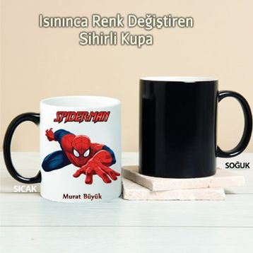 Wildlebend Pi214 Spiderman Kişiye Özel Kupa