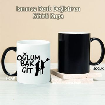 Wildlebend Pi225 Oğlum Bak Git Kişiye Özel Kupa