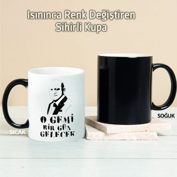Wildlebend Pi230 O Gemi Bir Gün Gelecek Kişiye Özel Kupa