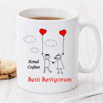 Wildlebend Pi33 Seni Seviyorum Kişiye Özel Kupa