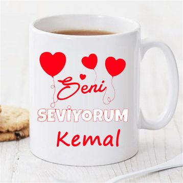 Wildlebend Pi76 Seni Seviyorum Kişiye Özel Kupa