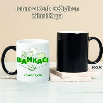 Wildlebend Pi85 Bankacı Kişiye Özel Kupa