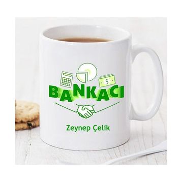 Wildlebend Pi85 Bankacı Kişiye Özel Kupa