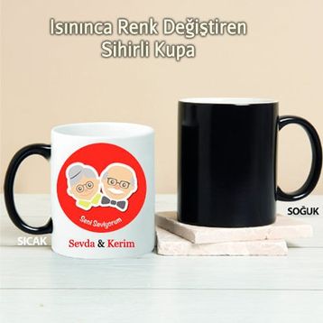 Wildlebend Pi96 Bir Yastıkta Kocayalım Kişiye Özel Kupa