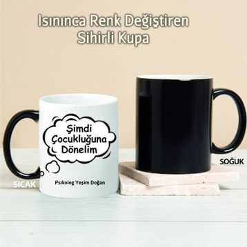 Wildlebend Pi98 Şimdi Çocukluğuna Dönelim Kişiye Özel Kupa