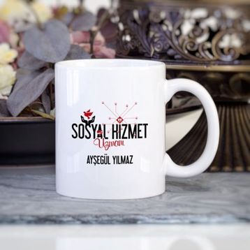 Wildlebend Sosyal Hizmet Uzmanı Kalpli Kupa Bardak