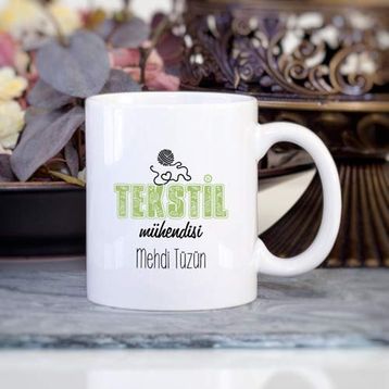 Wildlebend Yeşil Renkli Tekstil Mühendisi Kupa Bardak