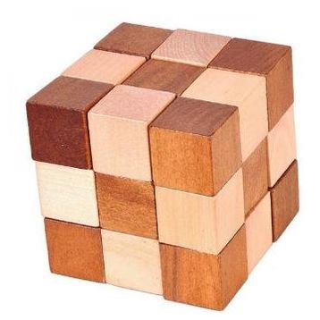 Wildlebend Yılan Küp Ahşap Puzzle
