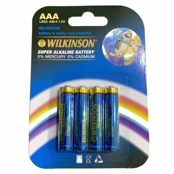 Wilkinson AAA LR03 AM-4 4'lü 1.5 V Süper Alkalin İnce Pil