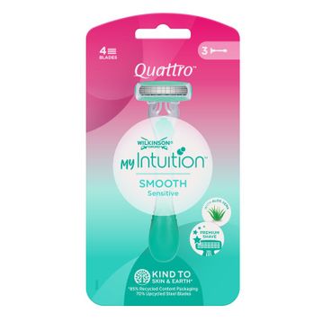 Wilkinson Sword Quattro Smooth Sensitive Kullan At Tıraş Bıçağı