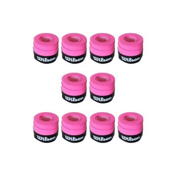 Wilson Comfort Bowl O'grips 10 Adet Grip Pembe Tenis Raketi Gribi