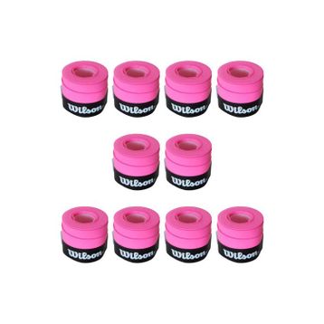 Wilson Comfort Bowl O'grips 10 Adet Grip Pembe Tenis Raketi Gribi